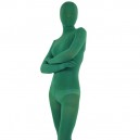 Dark Green Velvet Unisex Full body Zentai Suit