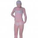 Light Pink Velvet Unisex Full body Zentai Suit