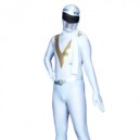 Supply Lycra Shiny Metallic Super Hero Full body Zentai Suit