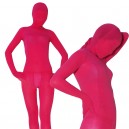 Popular Red Plum Velvet Unisex Full body Zentai Suit