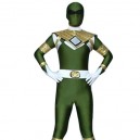 Supply Green GouGou Senta Lycra Shiny Metallic Super Hero