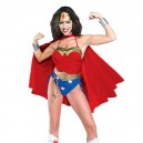 Supply Lovely Wonder Woman Diana Lycra Shiny Metallic Super Hero