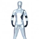 The Silver Surfer Shiny Metallic Super Hero Costume 
