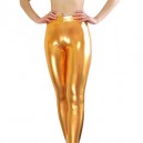 Gold Shiny Metallic Sexy Trousers