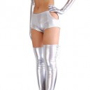 Silver Shiny Metallic Sexy Bottom