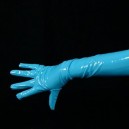 Supply ZENTAI Lake Blue Long PVC Gloves