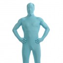 Lake Blue Full Body Spandex Holiday Lycra Cosplay Zentai Suit