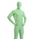 Light Green Color Full Body Spandex Holiday Unisex Lycra Morph Zentai Suit