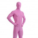 Pink Color Full Body Spandex Holiday Unisex Lycra Morph Zentai Suit