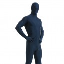 Unisex Deep Navy Blue Full Body Lycra Zentai Suit