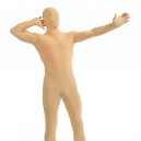 Unisex Light Coffee Color Full Body Lycra Zentai Suit