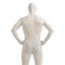 White Full Body Spandex Holiday Unisex Lycra Morph Zentai Suit
