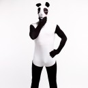 Supply Balck and White Panda Cartoon Full Body Halloween Spandex Holiday Unisex Cosplay Zentai Suit