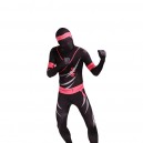 Black and Pink Ninjia Full Body Halloween Spandex Holiday Unisex Cosplay Zentai Suit