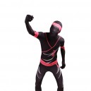 Black and Pink Ninjia Full Body Halloween Spandex Holiday Unisex Cosplay Zentai Suit