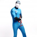 Blue Blood Full Body Halloween Spandex Holiday Unisex Cosplay Zentai Suit