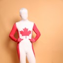 Supply Canada Maple National Flag Full Body Halloween Spandex Holiday Unisex Cosplay Zentai Suit