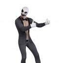 Gray Suit Skeleton Skull Halloween Lycra Full Body Zentai Tights Suit Gray Suit Skeleton Skull Halloween Lycra Full Body Zentai Tights Suit
