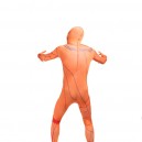 Orange Pumpkin Human Anatomy Full Body Halloween Spandex Holiday Unisex Cosplay Zentai Suit