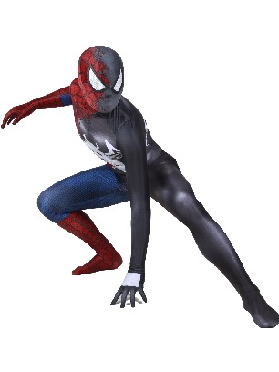 3D Printed Supernatural Venom Symbiont Spider Halloween Cosplay Costume Zentai Suit