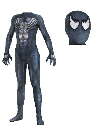 New Version of Venom Venom Symbiote Spider Cosplay Zentai Suit Halloween - New version of venom split