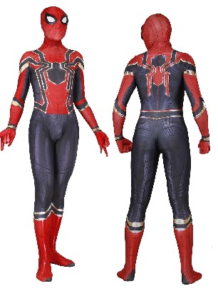 3D Printed Steel Spider Halloween Cosplay Costume Zentai Suit