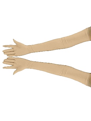 Stretchy Over Elbow Cosplay Spandex Lycra Gloves