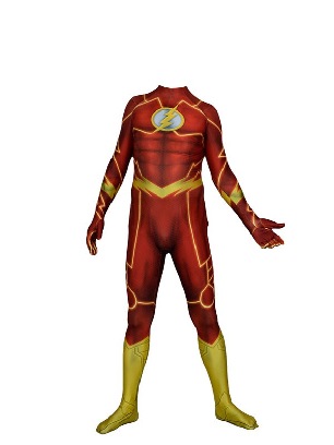 Halloween men adult children movie Reverse Flash muscle bodysuit cosplay zentai costume