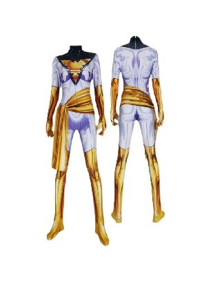 Halloween White X-Men Dark Phoenix female costume Dark Phoenix Jean Grey Cosplay costume zentai suit