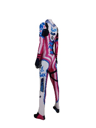 Women Jinx and D.VA bodysuit Halloween hero costume cosplay zentai suit