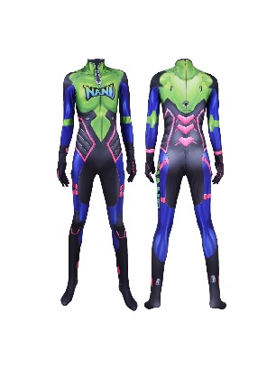 Captain Marvel costume full body blue red Zentai Cospaly Costume