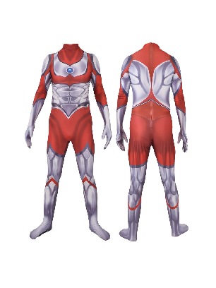 Halloween anime movie The original Ultraman V2 one-piece cosplay zentai suit