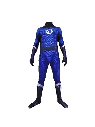 Halloween Comics Movie Fantastic Four Cosplay Costume One-piece Tights Cosplay zentai suit