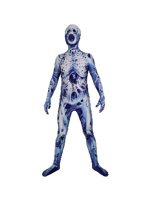 Halloween Costume Skull Cosplay zentai Suit
