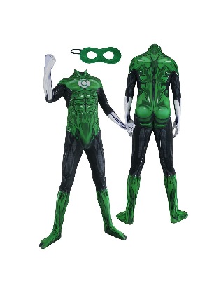 Muscle Green Lantern one-piece Green Lantern Halloween costume cosplay zentai suit