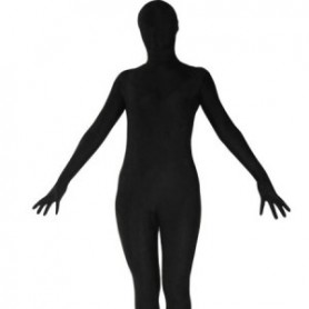 Unicolor Full Body Full body Zentai Suit Zentai Tights Black Spandex Full body Zentai Suit