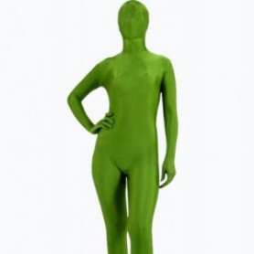 Unicolor Full Body Full body Zentai Suit Zentai Tights Dark Green Army Green Spandex Full body Zentai Suit