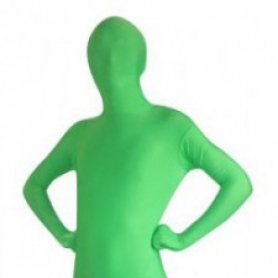 Unicolor Full Body Full body Zentai Suit Zentai Tights Green Man Spandex Full body Zentai Suit