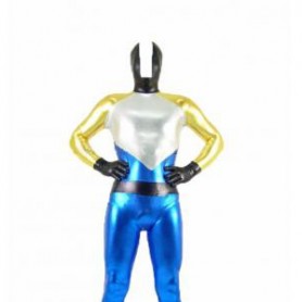 Four-Color Shiny Metallic Unisex Full body Zentai Suit