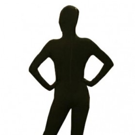 Classic Black Lycra Spandex Unisex Full body Zentai Suit