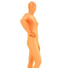 Cool Orange Lycra Spandex Unisex Full body Zentai Suit