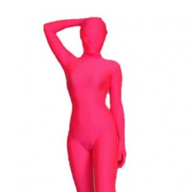 Rose Color Lycra Spandex Full body Zentai Suit