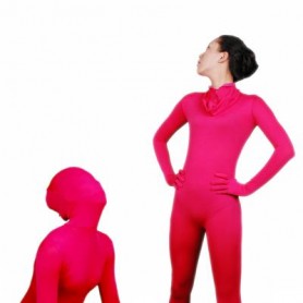 Superior Suitable Suitable Red Lycra Spandex Unisex Full body Zentai Suit