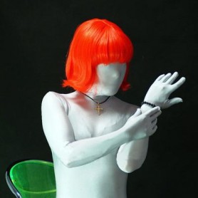 Superior Unicolor Full Body Full body Zentai Suit Zentai Tights Silver Grey Lycra Spandex Unisex Full body Zentai Suit