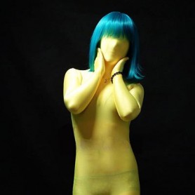Superior Yellow Lycra Spandex Unisex Full body Zentai Suit