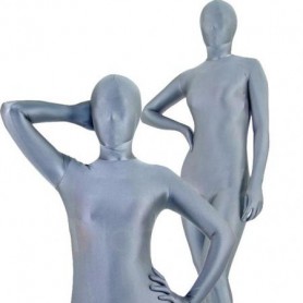 Unicolor Full Body Full body Zentai Suit Zentai Tights Deep Grey Lycra Spandex Unisex Full body Zentai Suit