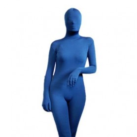 Purplish Blue Lycra Spandex Full body Zentai Suit
