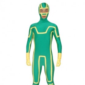 Green Unisex Lycra Full body Zentai Suit