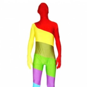 Multicolor Lycra Spandex Unisex Full body Zentai Suit