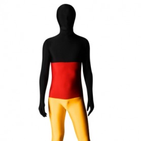 Pattern of German Flag Lycra Spandex Unisex Full body Zentai Suit